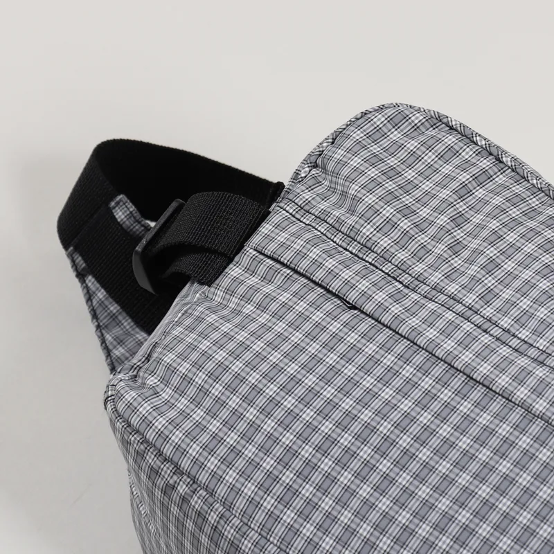 Carhartt WIP Mens Alistair Check Hip Bag Shiver Black Pack
