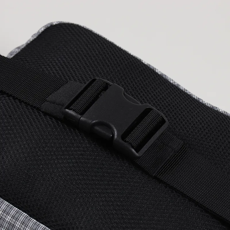 Carhartt WIP Mens Alistair Check Hip Bag Shiver Black Pack