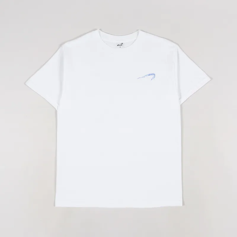 Snack Skateboards Alive Splash T Shirt White-1