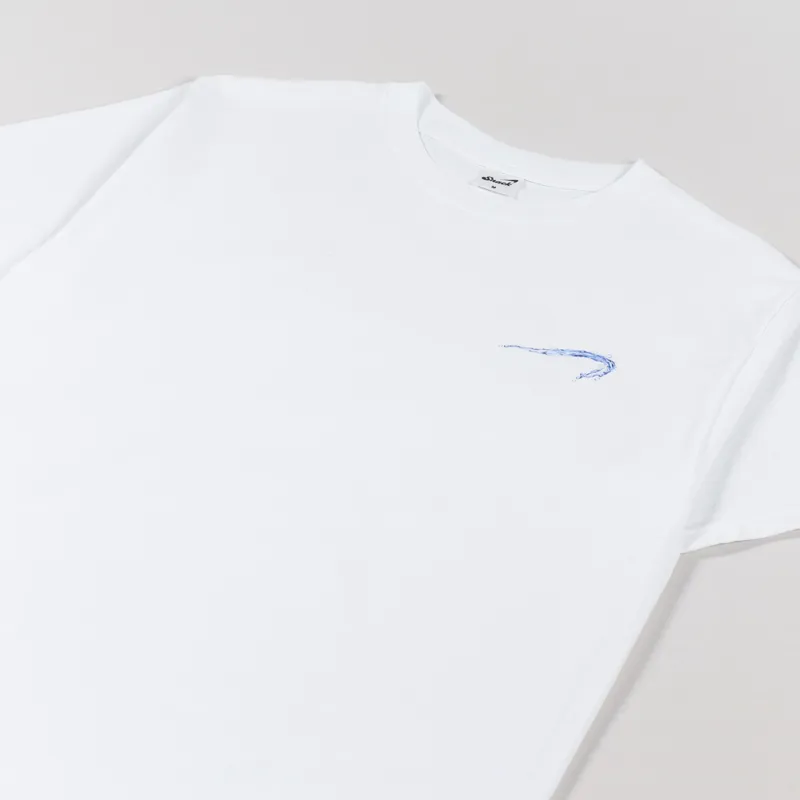 Snack Skateboards Alive Splash T Shirt White-3
