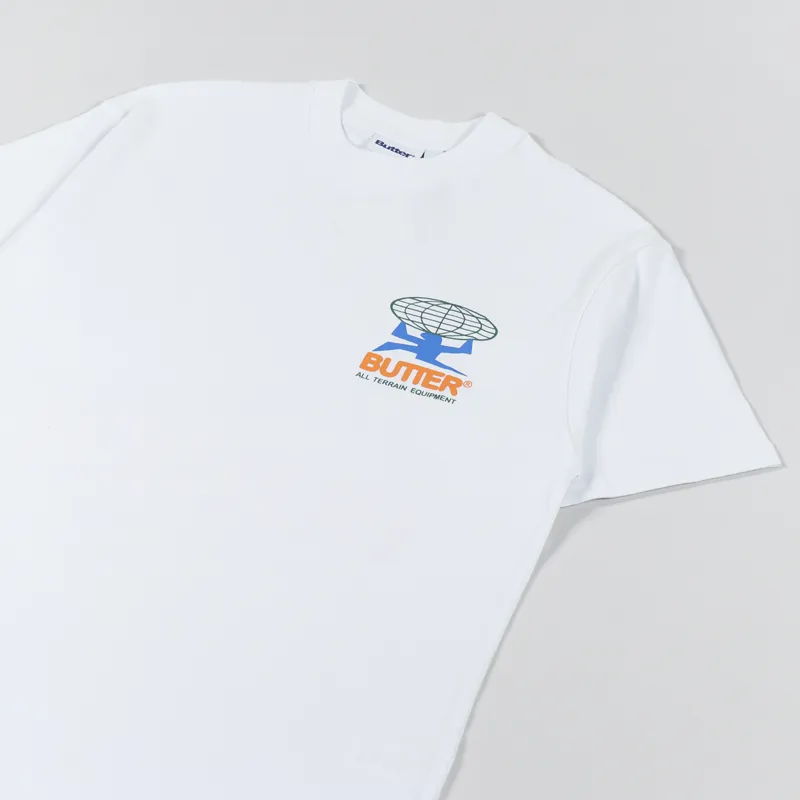 Butter Goods All Terrain T Shirt White-3