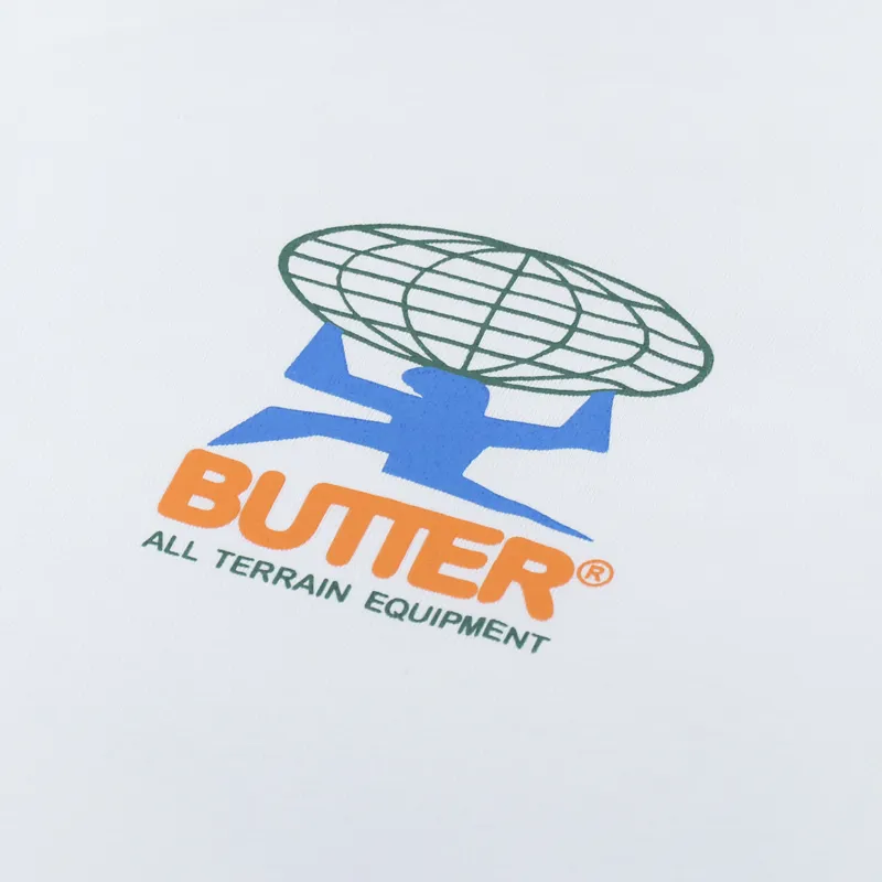 Butter Goods All Terrain T Shirt White-5
