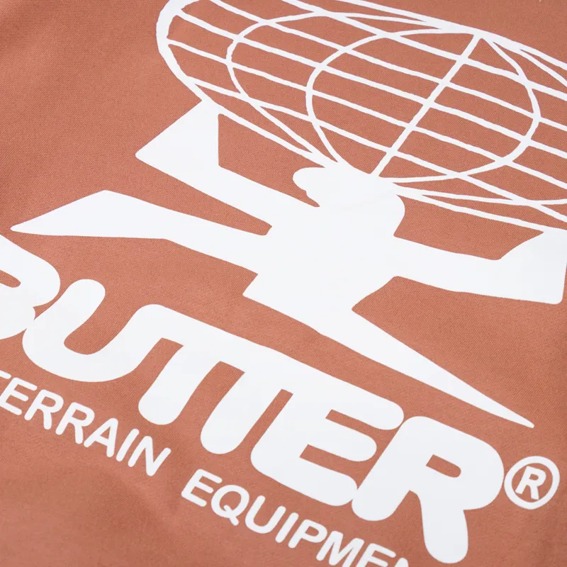 Butter Goods All Terrain Hoodie Oak-5