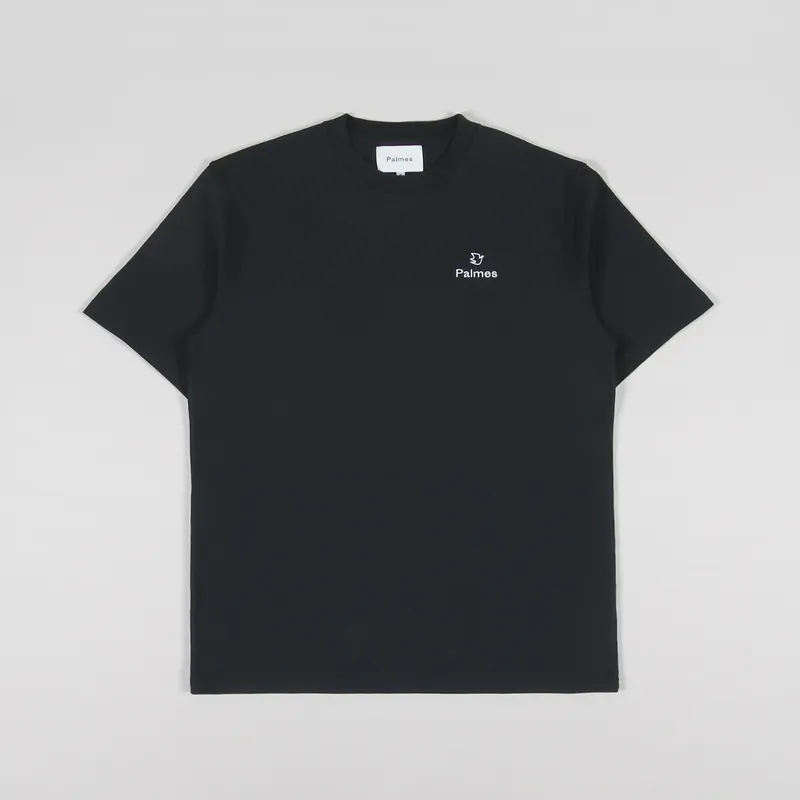 Palmes Tennis Society Allan T Shirt Black