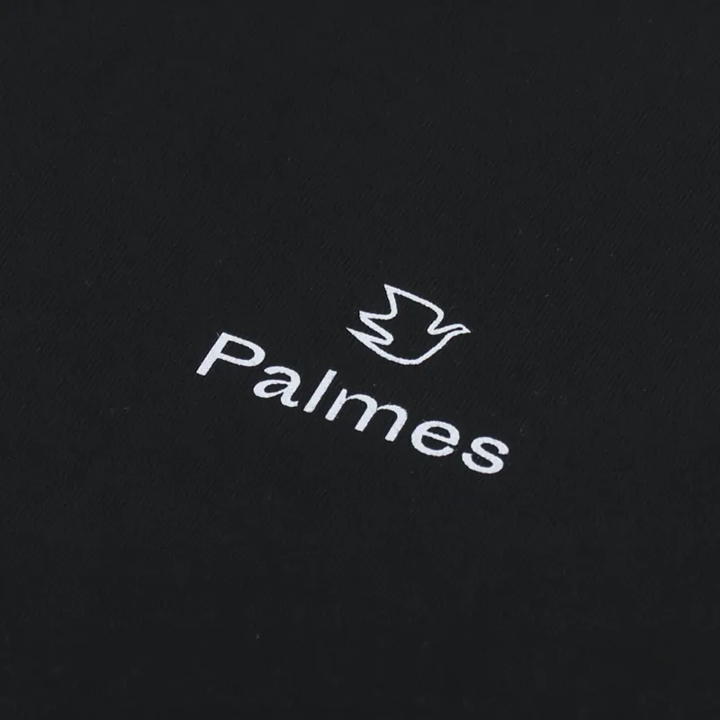 Palmes Tennis Society Allan T Shirt Black-1