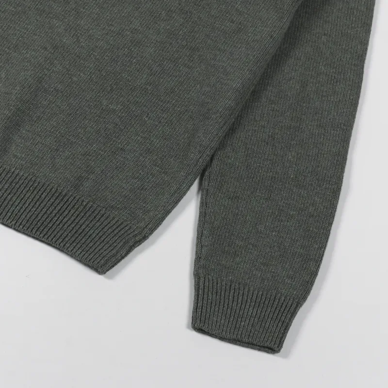 Carhartt WIP Allen Sweater Cypress Heather-5