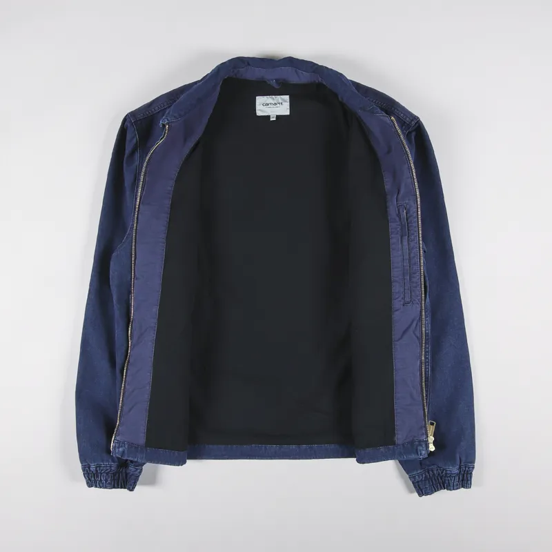 Carhartt WIP Alma Jacket Blue Stone Washed-1