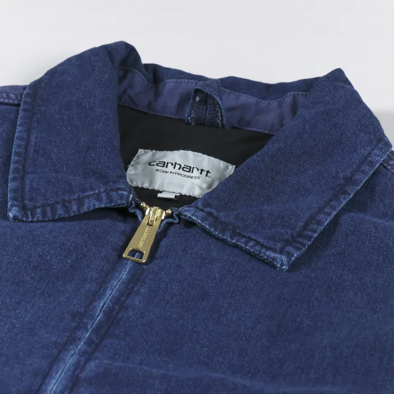 Carhartt WIP Alma Jacket Blue Stone Washed-4