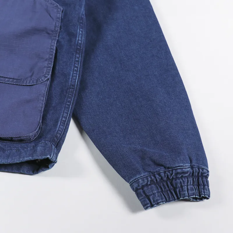 Carhartt WIP Alma Jacket Blue Stone Washed-6