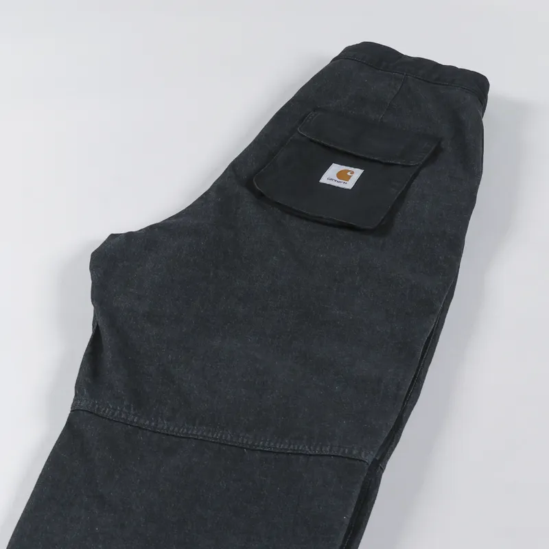 Carhartt WIP Alma Pant Black Stone Washed-5