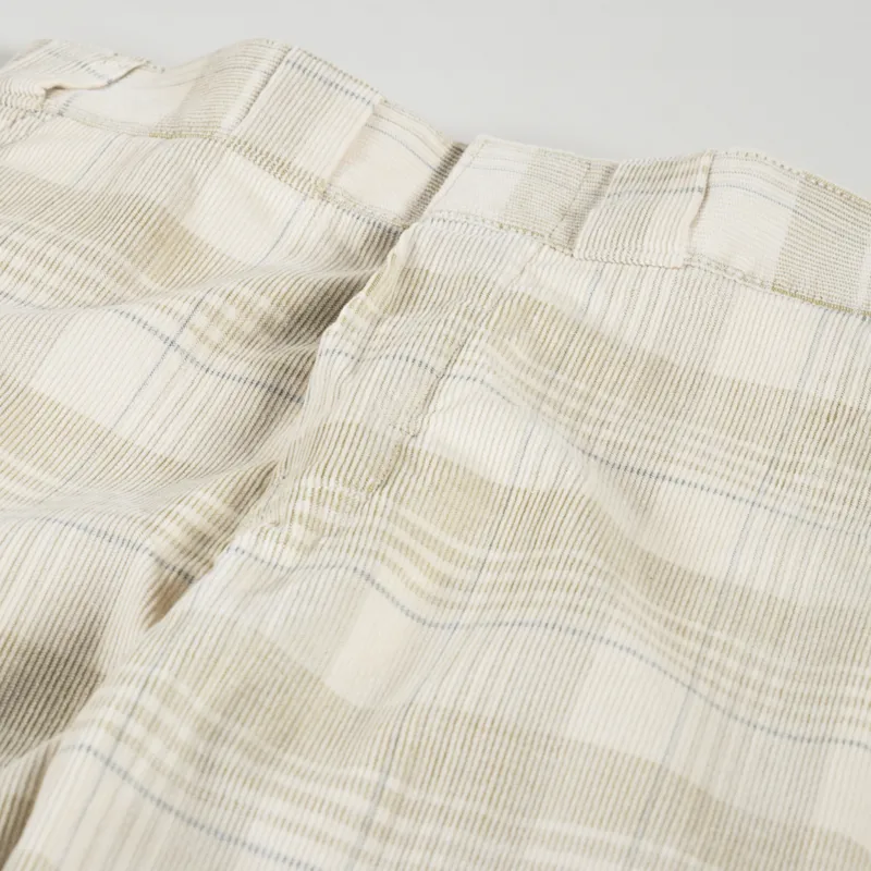 Dickies Alma Trousers Cord Check Light-3