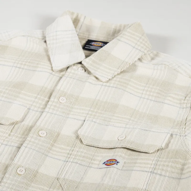 Dickies Alma Shirt Cord Check Light-2