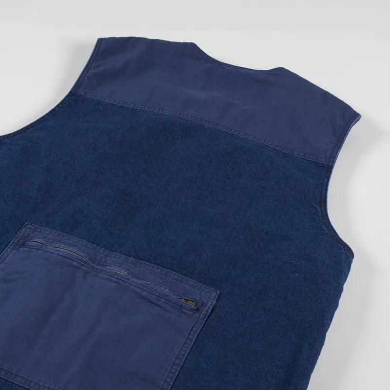 Carhartt WIP Alma Vest Blue-5