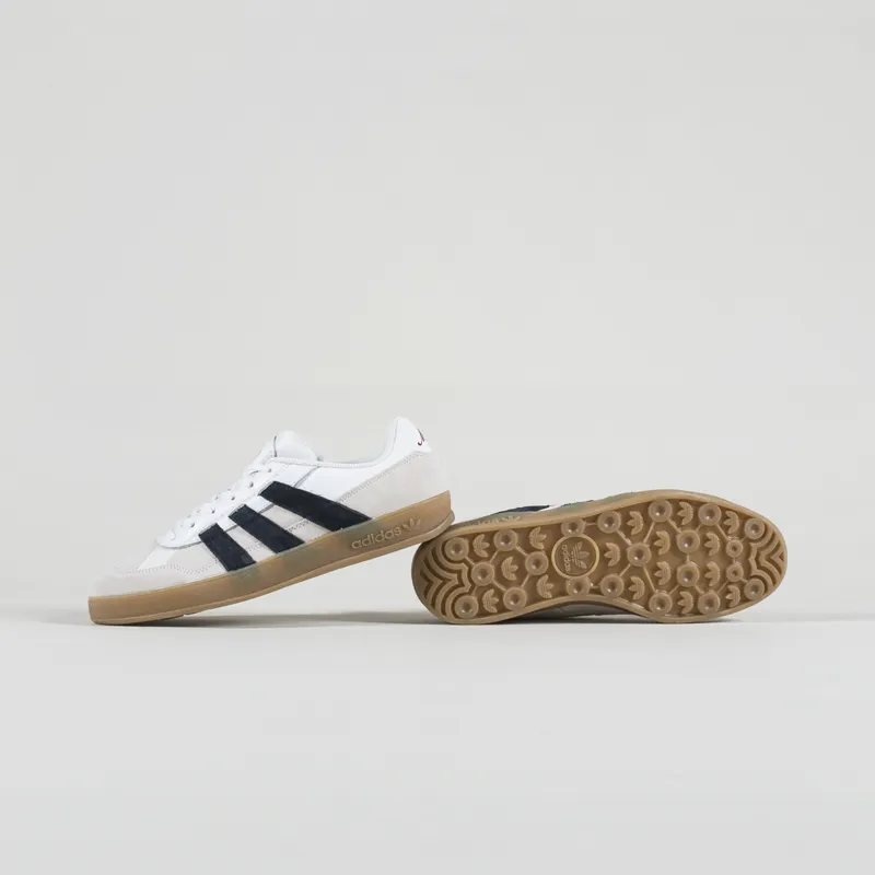 Adidas Skateboarding Aloha Super Shoes White Black Gum-4