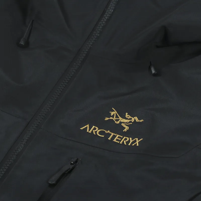 ☆極美品☆ARC'TERYX Alqha SV 24k Arcteryx Mens GORE-TEX PRO RECCO Alpha SV Jacket 24K Black