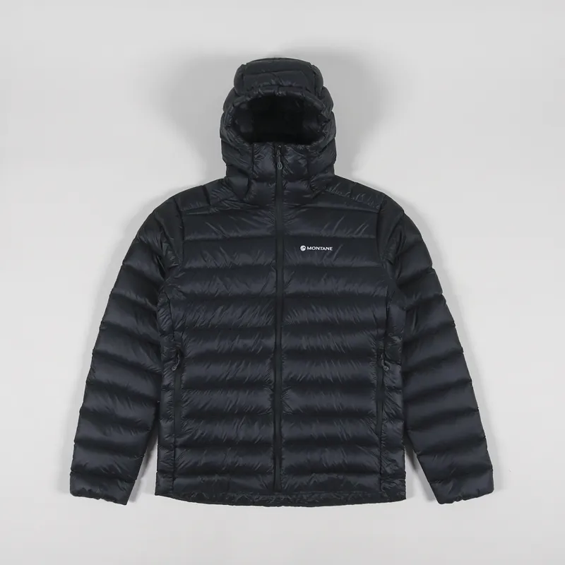 Montane Mens Alpine 850 Lite Hoodie Black Down Insulated Jacket