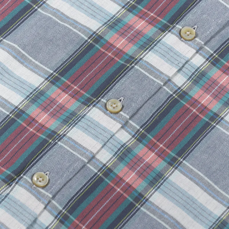 Portuguese Flannel Alqueive Shirt Grey Red-5