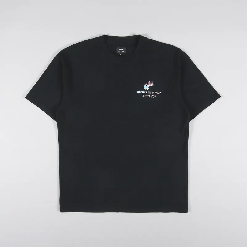 Edwin Altered Holidays T Shirt Black-1