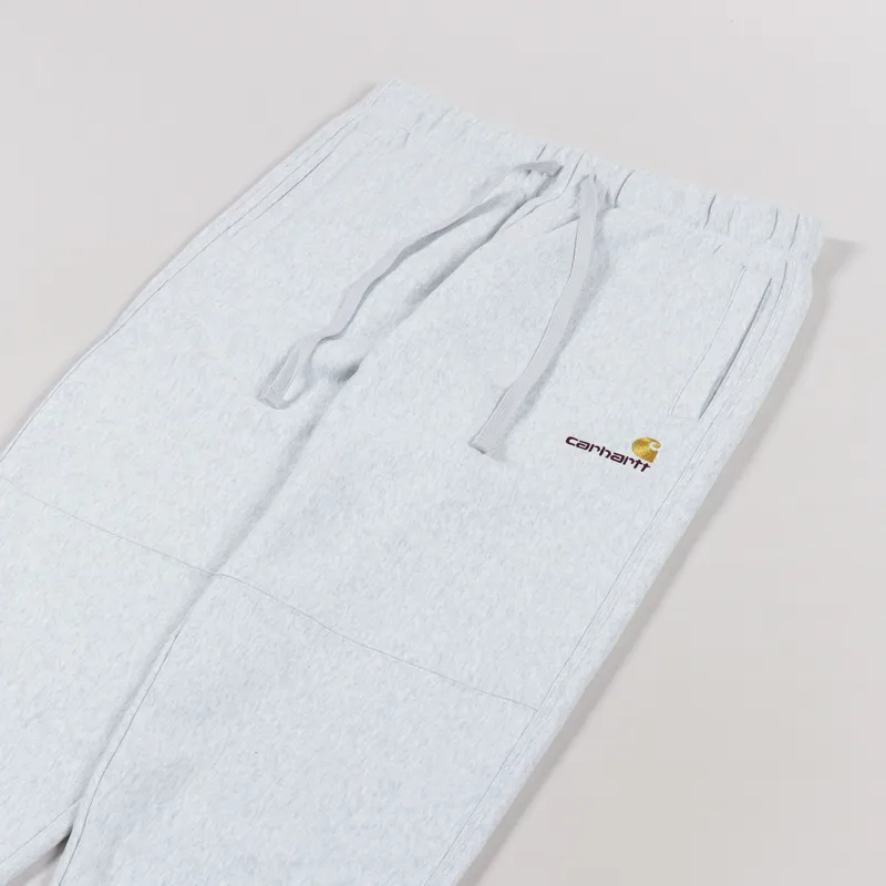 Carhartt WIP American Script Jogging Pant Ash Heather-4