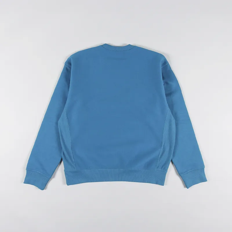 Carhartt WIP American Script Sweat Amalfi-1