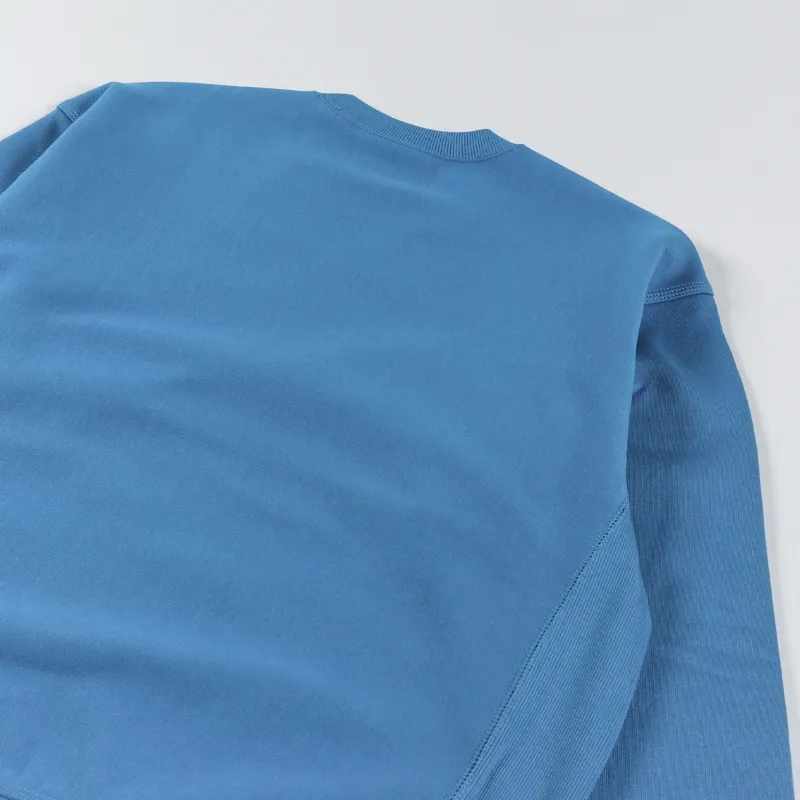 Carhartt WIP American Script Sweat Amalfi-3