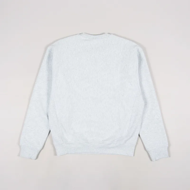 Carhartt WIP American Script Sweat Ash Heather-1