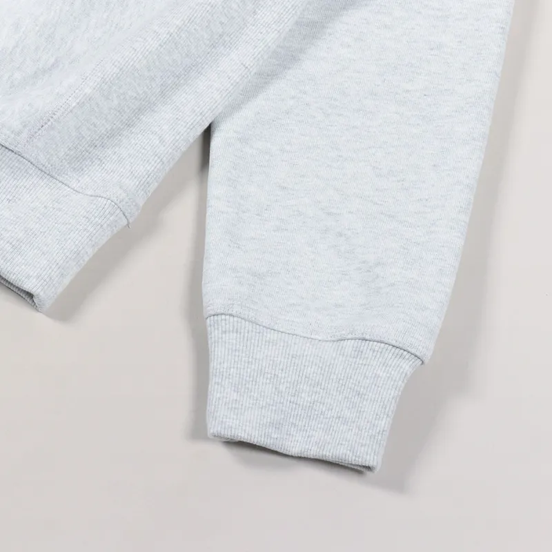 Carhartt WIP American Script Sweat Ash Heather-4