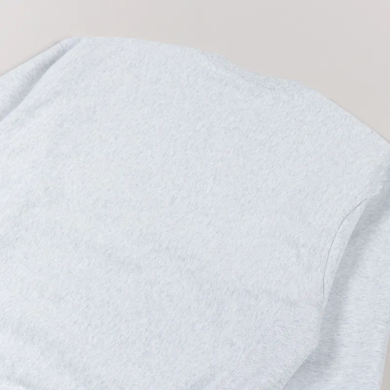 Carhartt WIP American Script Sweat Ash Heather-3