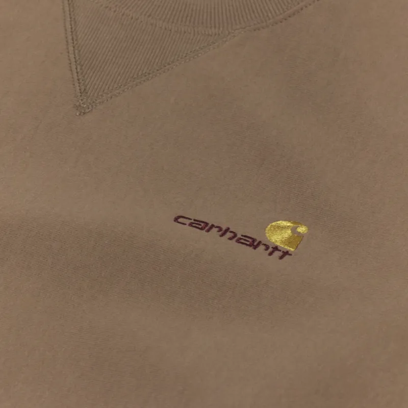 Carhartt WIP American Script Sweat Buffalo-3