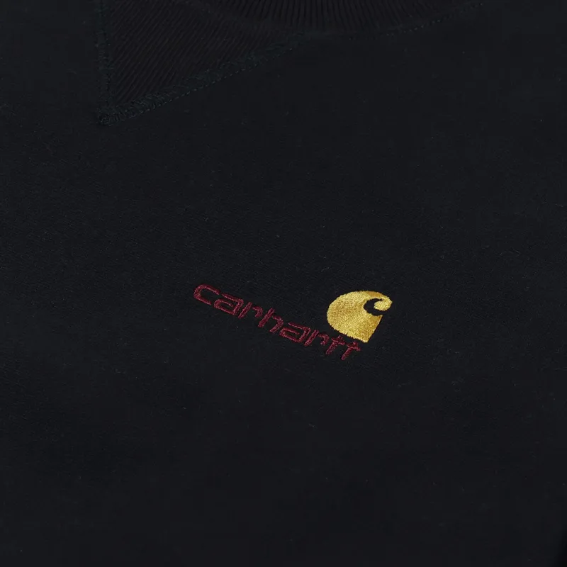 Carhartt WIP American Script Sweat Black-4