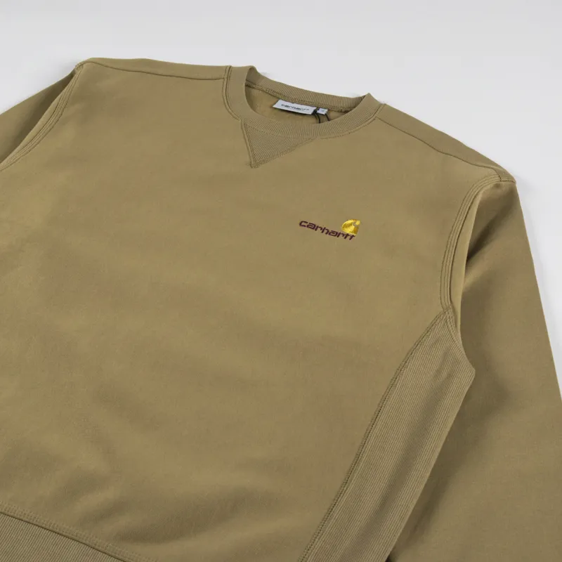 Carhartt WIP American Script Sweat Larch-2