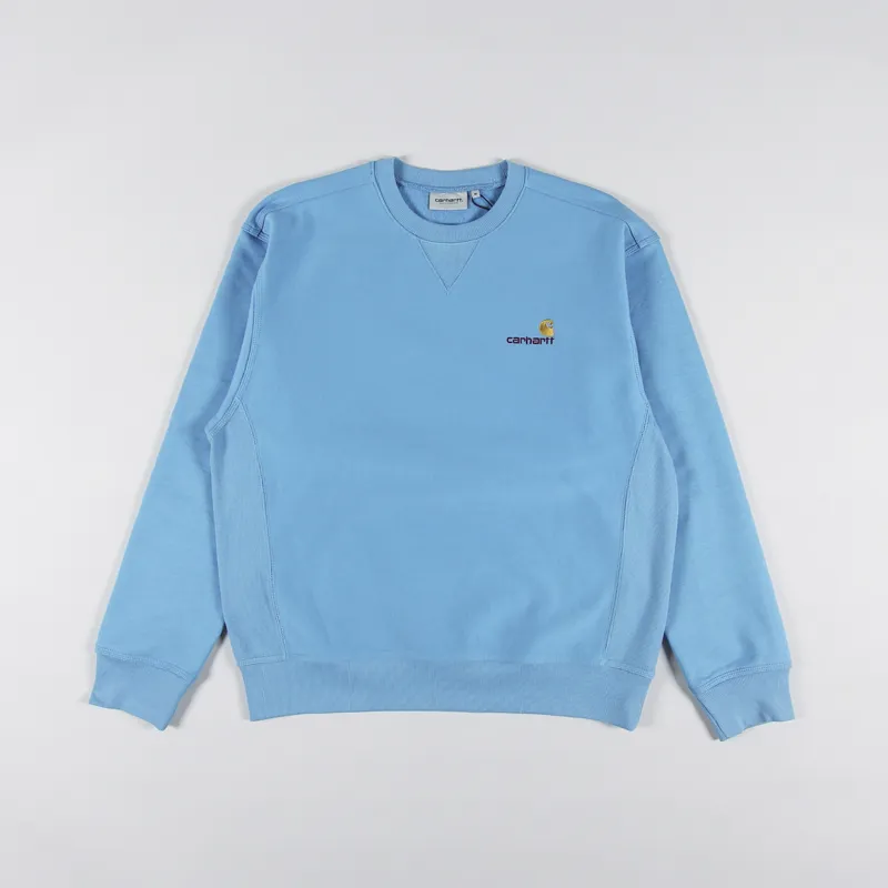 Carhartt WIP American Script Sweat Piscine
