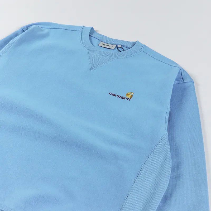 Carhartt WIP American Script Sweat Piscine-2
