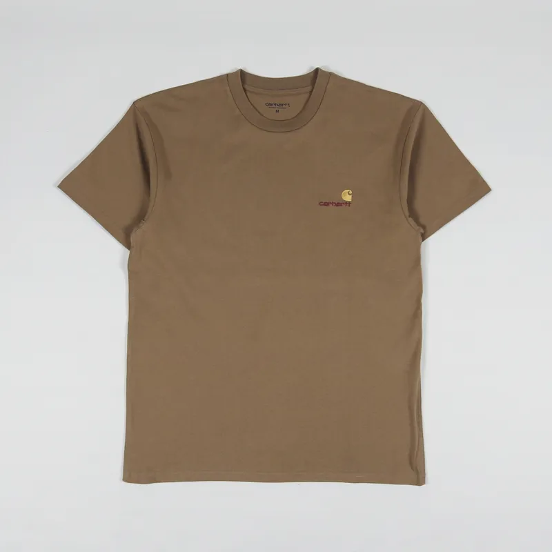 Carhartt WIP American Script T Shirt Buffalo