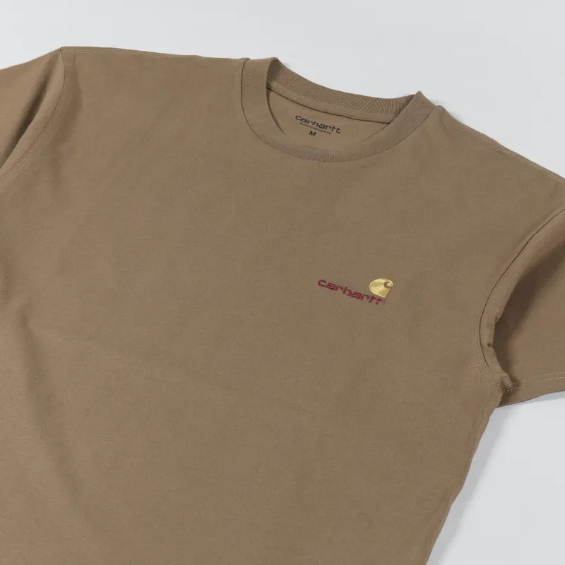 Carhartt WIP American Script T Shirt Buffalo-1