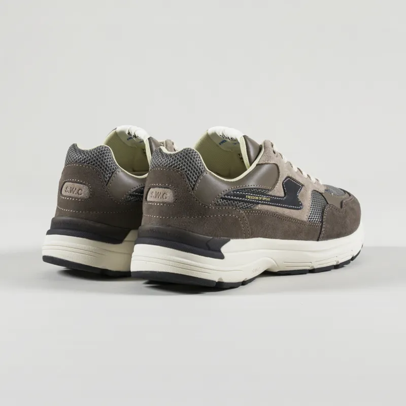 Stepney Workers Club Amiel S-Strike Shoes Suede Mix Grey-3