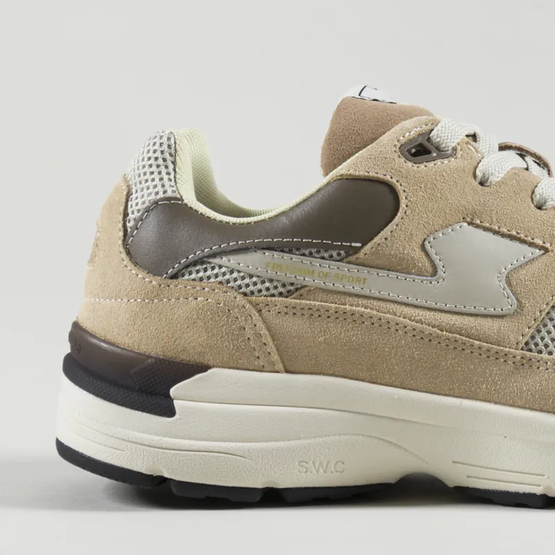 Stepney Workers Club Amiel S-Strike Shoes Suede Mix Sand-5