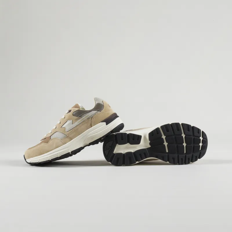 Stepney Workers Club Amiel S-Strike Shoes Suede Mix Sand-2