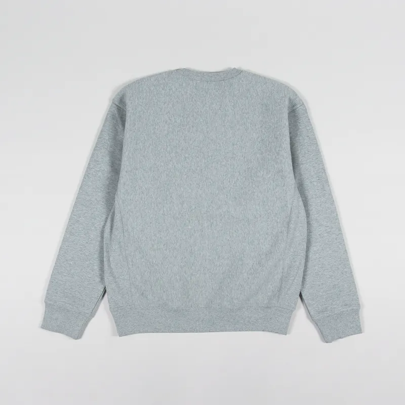 Carhartt WIP American Script Sweat Grey Heather-1