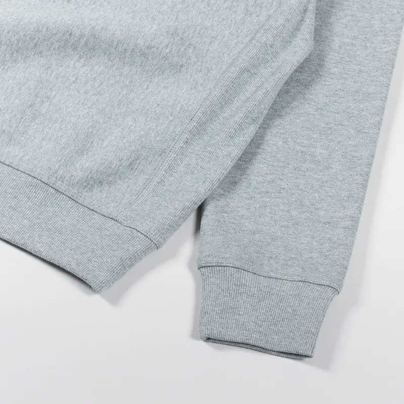 Carhartt WIP American Script Sweat Grey Heather-4