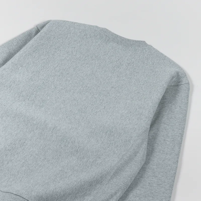 Carhartt WIP American Script Sweat Grey Heather-3