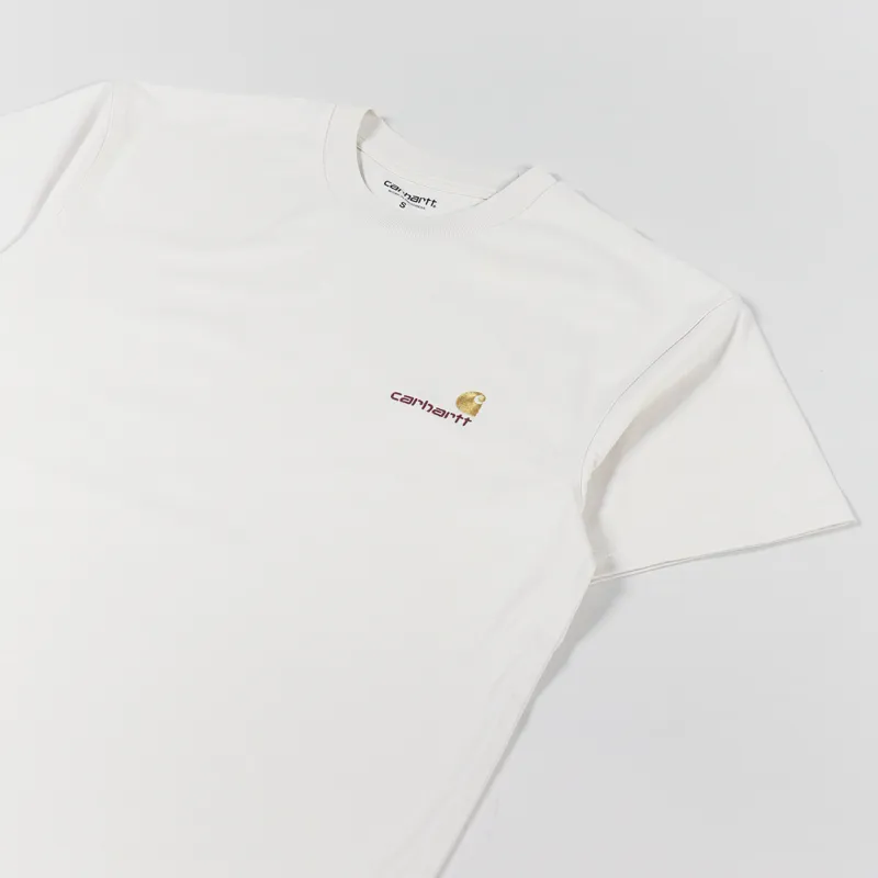 Carhartt WIP American Script T Shirt Natural-2