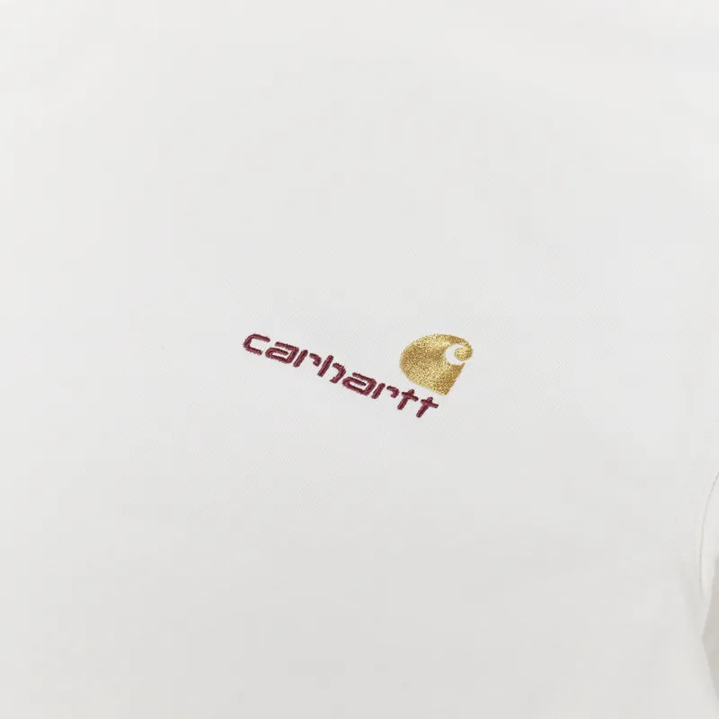 Carhartt WIP American Script T Shirt Natural-1