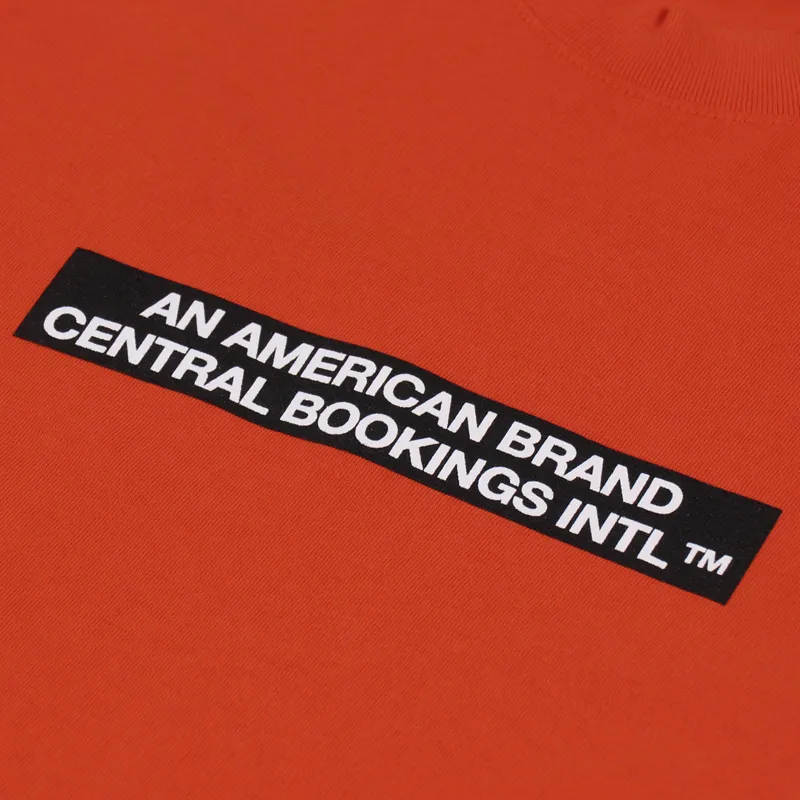 Central Bookings Intl. An American Brand T Shirt Orange-1