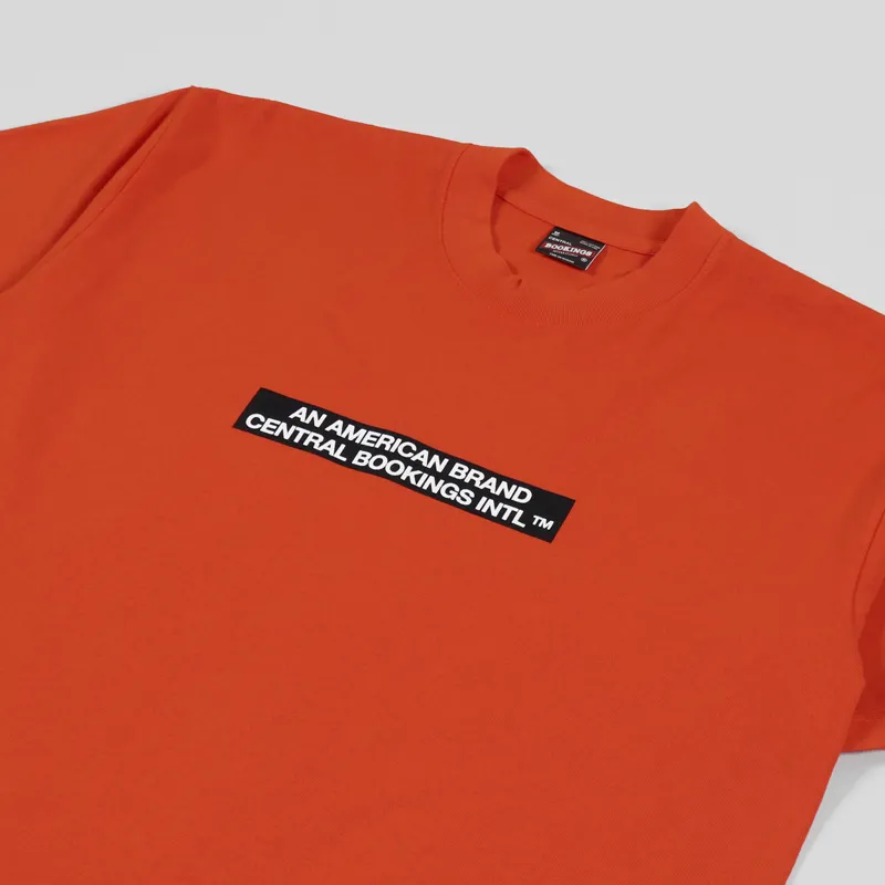 Central Bookings Intl. An American Brand T Shirt Orange-2