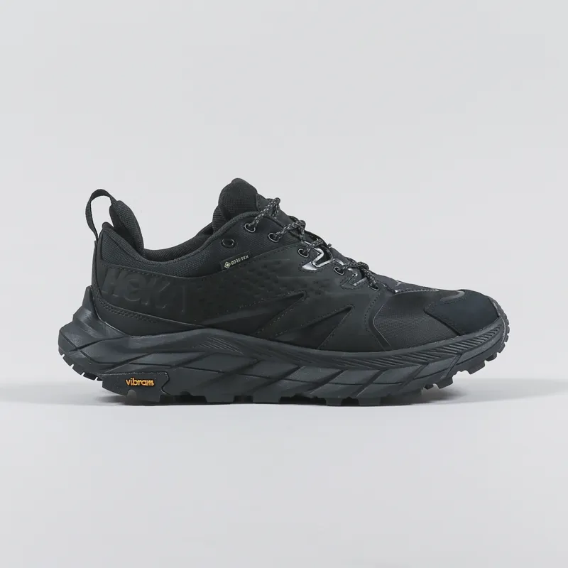 HOKA ONE ONE Mens Outdoor Anacapa Low GORE-TEX Trail Shoes Black