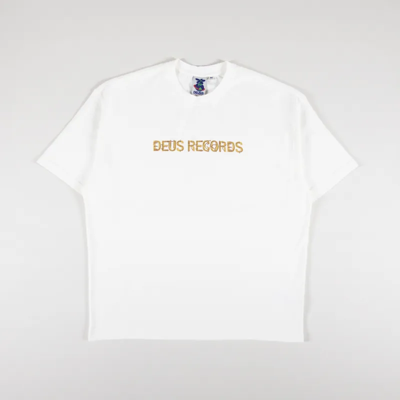 Deus Ex Machina Ancient Tech T Shirt Vintage White-1