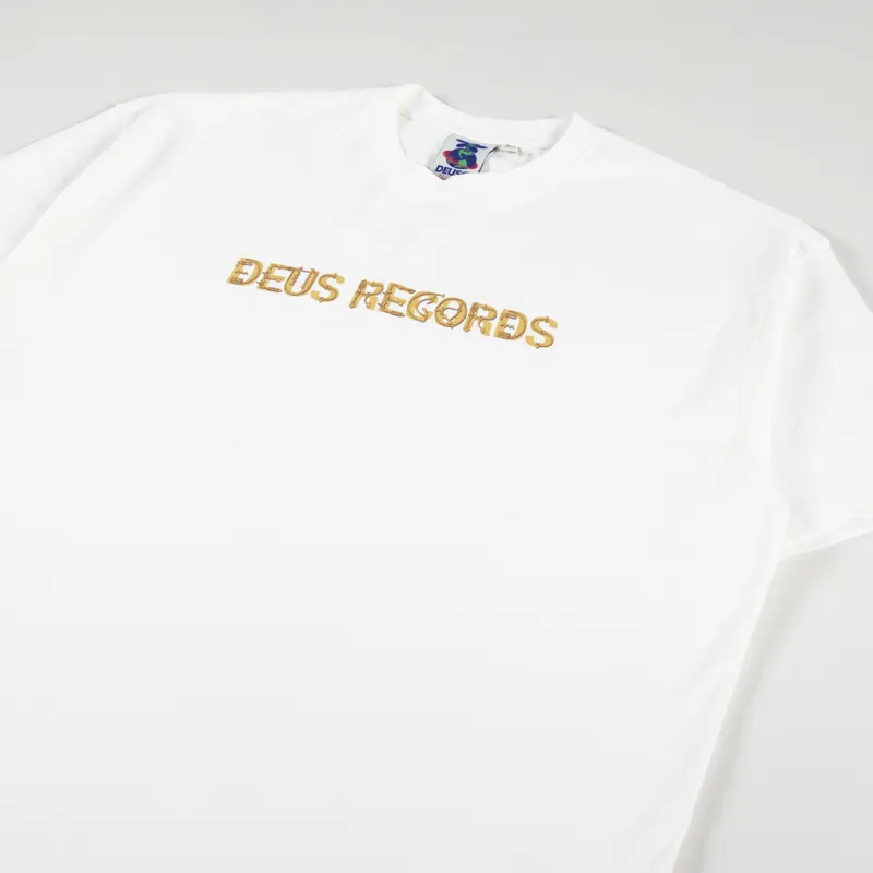 Deus Ex Machina Ancient Tech T Shirt Vintage White-3