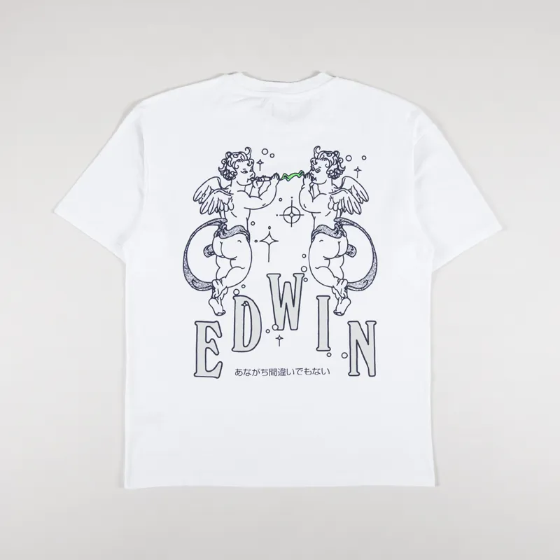 Edwin Angels T Shirt White