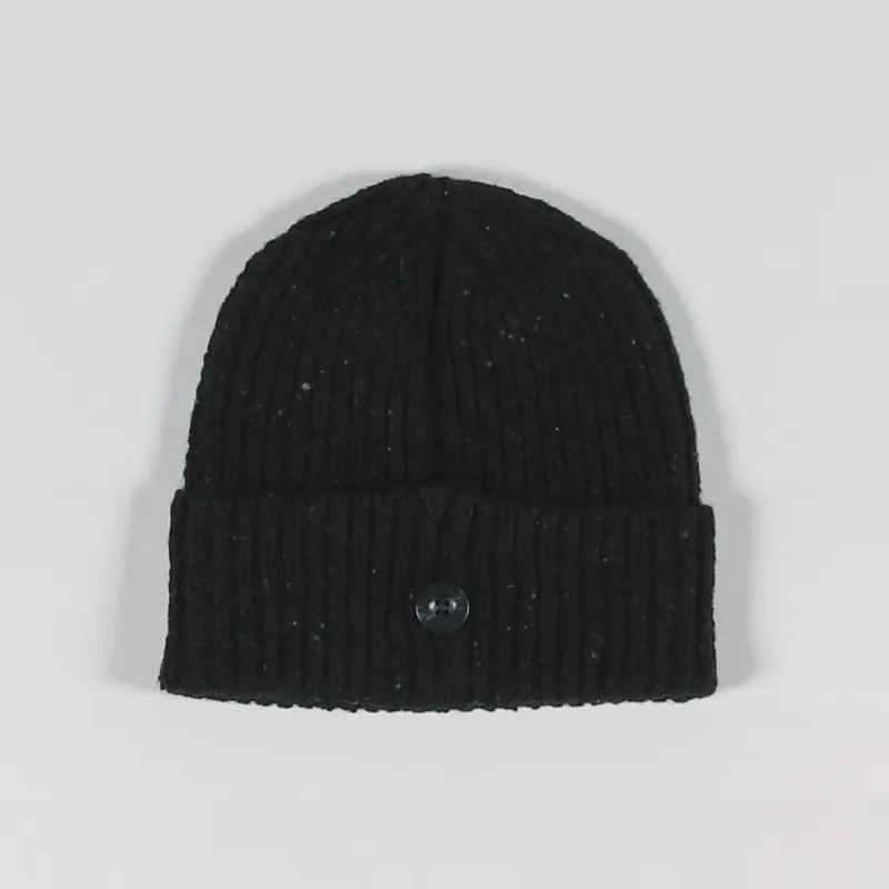 Carhartt WIP Anglistic Beanie Speckled Black-1